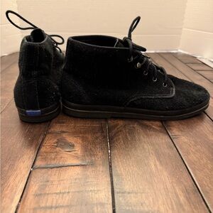 KEDS Vintage Black Chukka Boots Women’s Size 8 Boho Hippie Prairie Cottagecore